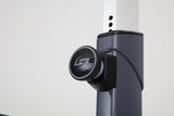 Stages SC2 height adjustment knob, front close-up on seat post frame