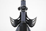 Stages SC2 front view with the handlebar height knob and bottle cages