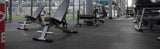 REGUPOL aktivlok interlocking rubber gym tiles installed in a fitness facility