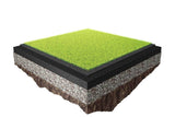 Close-up of REGUPOL abzorb recycled tire rubber turf shock pad