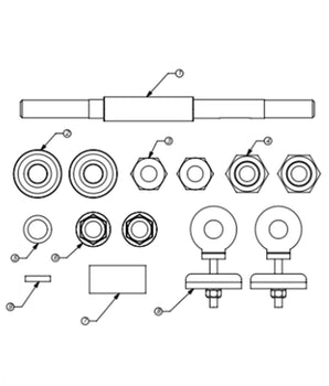 Stages Axle Hardware Kit