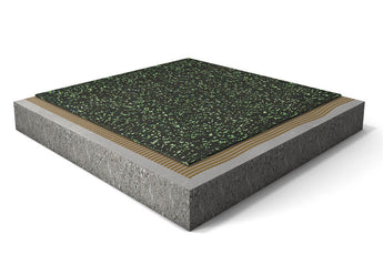 REGUPOL aktiv rolled rubber gym flooring detail