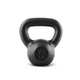 CAP Barbell black cast iron kettlebell, 15 lb, hammertone finish