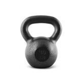CAP Barbell black cast iron kettlebell, 30 lb, hammertone finish