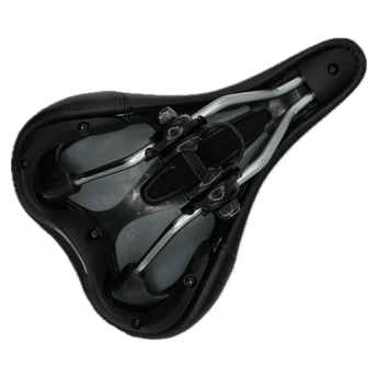 MaxRev PRO Studio Saddle indoor cycling bike seat underneath profile
