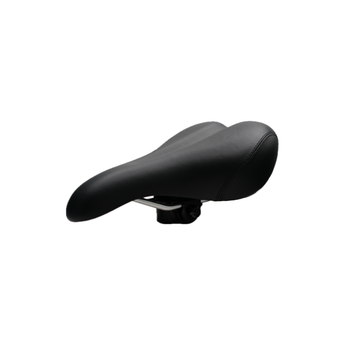 MaxRev PRO Studio Saddle commercial indoor cycling bike seat left profile view