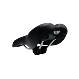 MaxRev PRO Studio Saddle commercial indoor cycling bike seat left profile tilt view