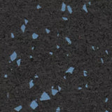 REGUPOL aktiv Jayz Blue 3/8-inch commercial rubber flooring with blue speckled finish