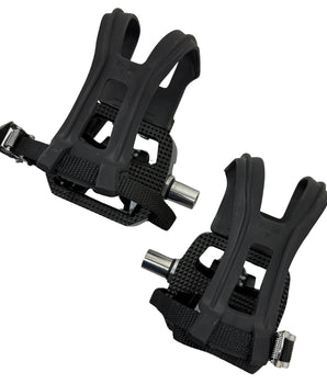 Schwinn 740-8690 Morse Taper dual function SPD and toe cage pedal set