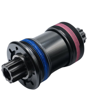 Left angled view of Stages Bottom Bracket 000-9289 replacement assembly