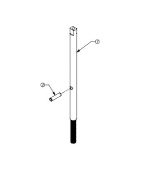 Stages Brake Shaft 000-3927 for SC2 and SC3 indoor cycle resistance adjustment repair