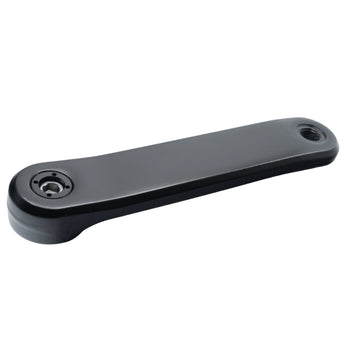 Angled view of Stages Left Crank Arm 000-7678 for SC1 SC2 and SC3 indoor cycles