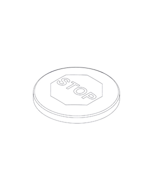 Tapa de PARADA de Etapas - N.º de pieza 000-3926