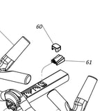 Stages SC1, SC2 and SC3 handlebar fore-aft adjustment locking block